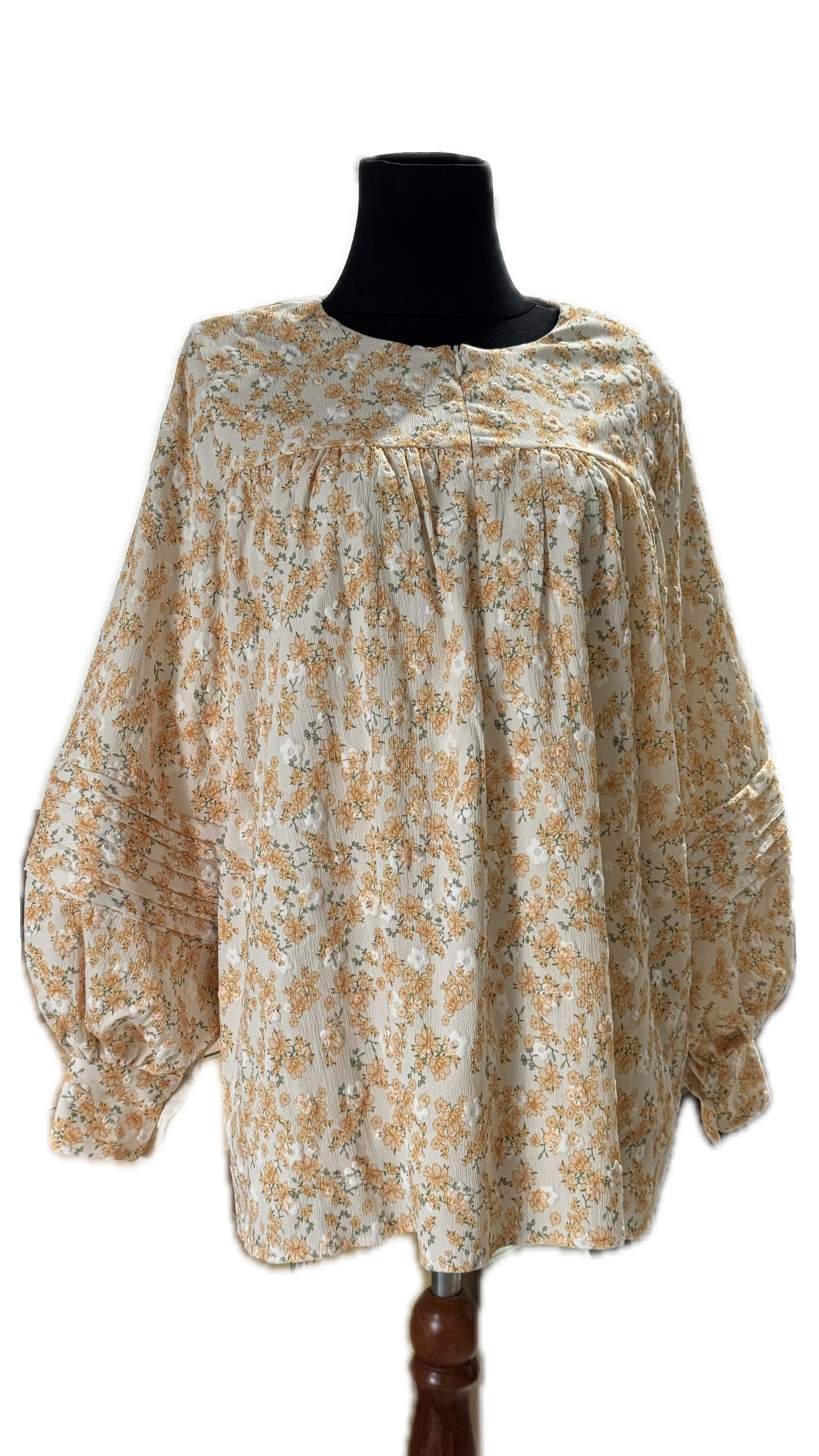 Iya Floral Puff-Sleeve Blouse