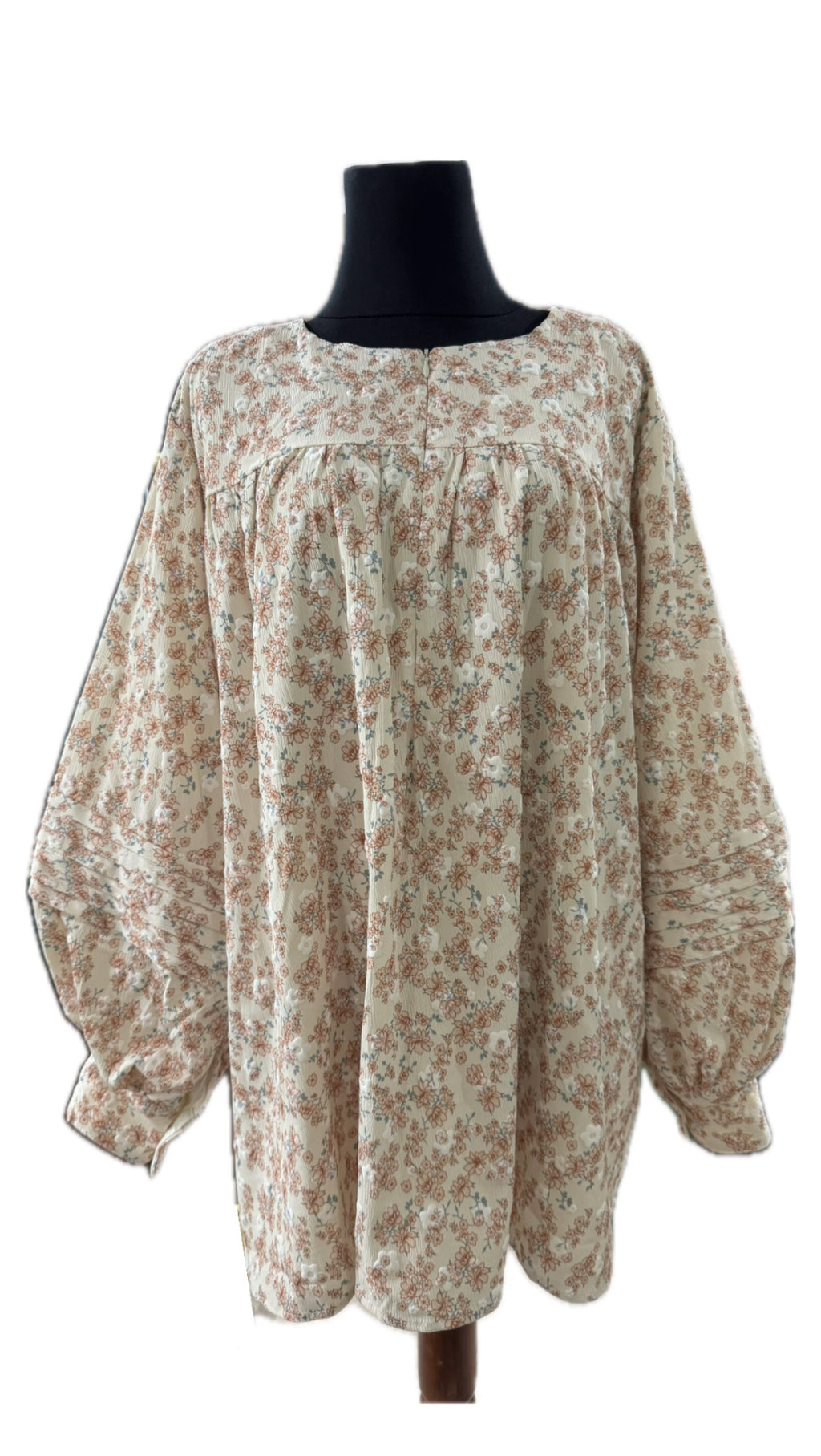 Iya Floral Puff-Sleeve Blouse